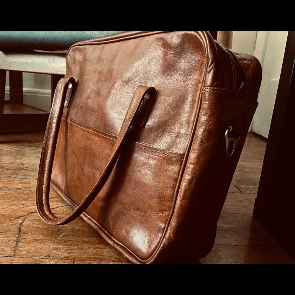 Unisex handmade messenger bag